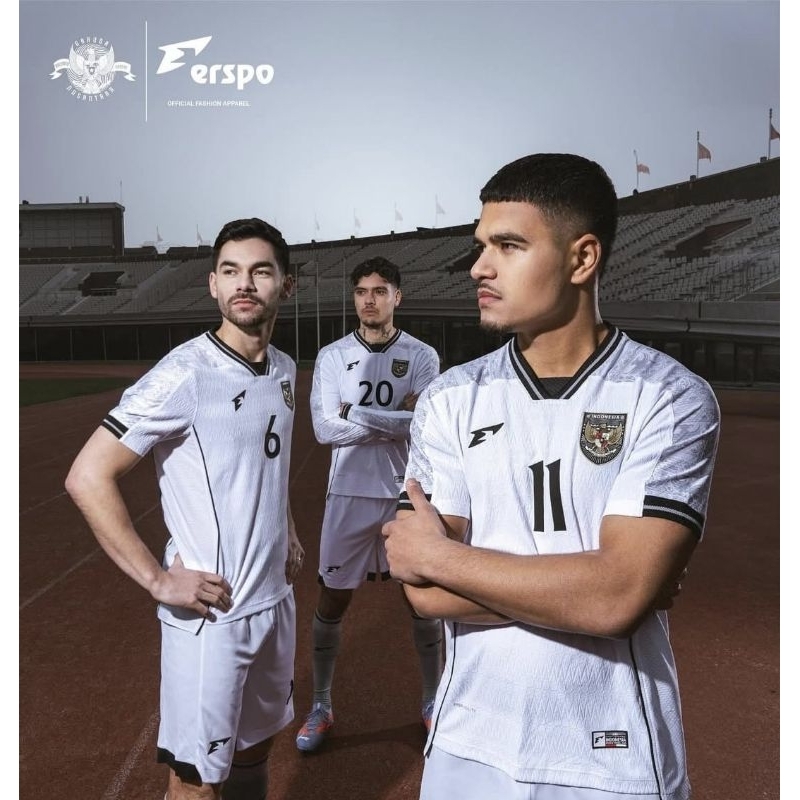 GRADE ORI | JERSEY TIMNAS AWAY ERSPO 2025 JERSEY TIMNAS INDONESIA AWAY PUTIH