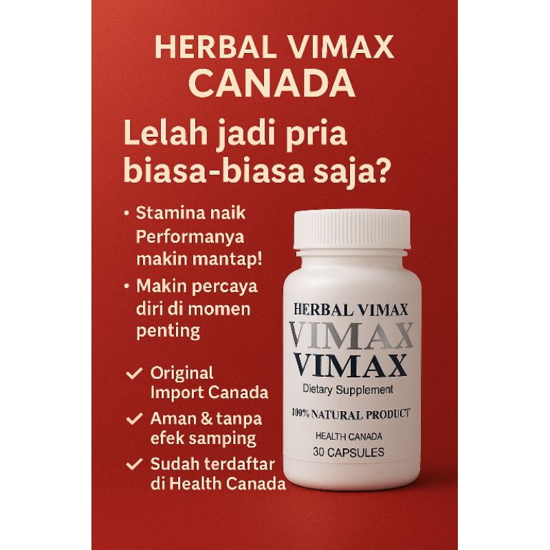 ORIGINAL HERBAL VIMAX IZON CANADA ASLI BPOM KAPSUL