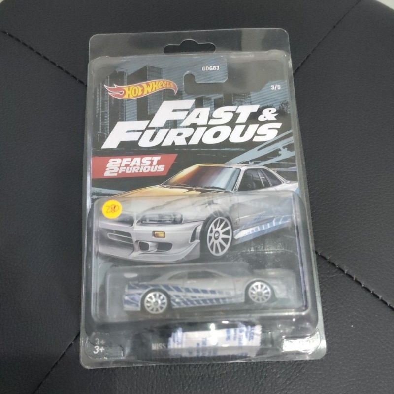 hotwheels Nissan skyline gtr r34 fast furious