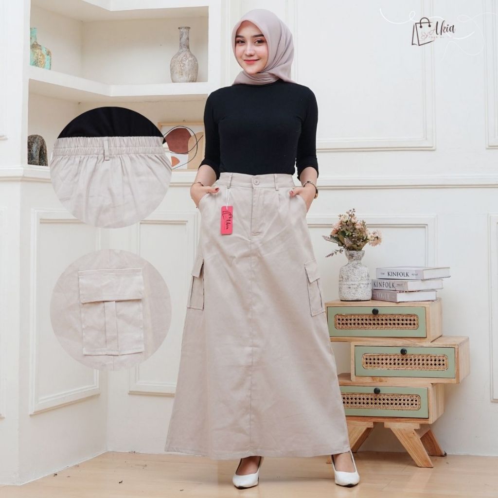 AKIA - ROK CARGO A-LINE - ROK KOREAN STYLE MODEL A-LINE