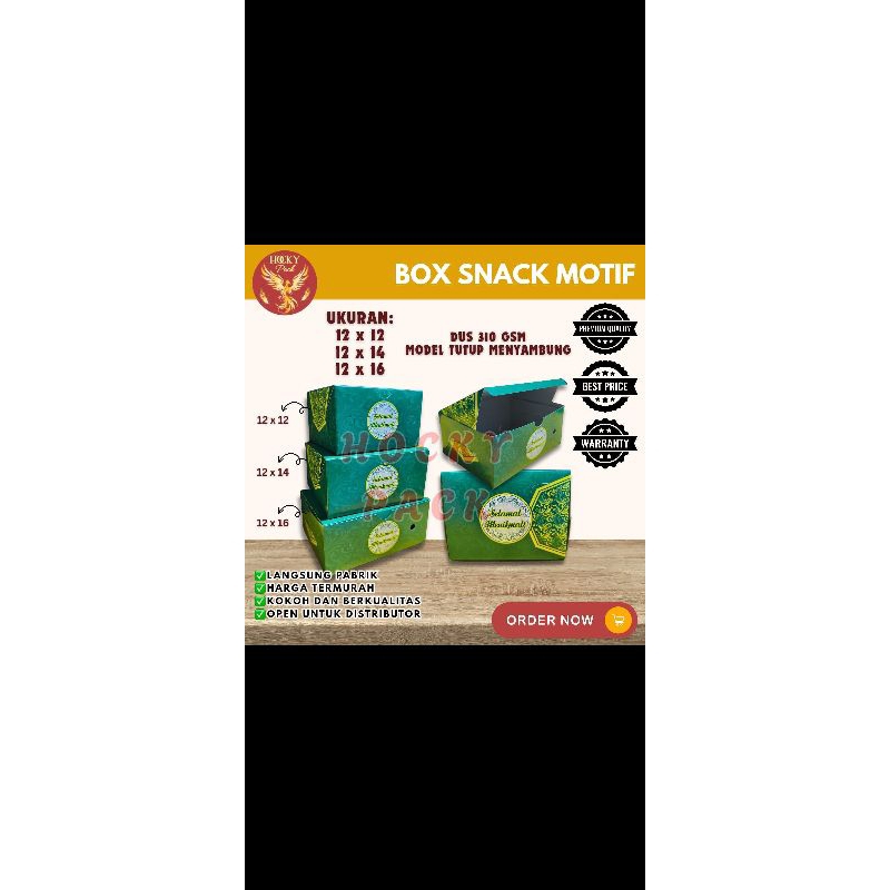 

Bos/ dus Snack motif 12x12