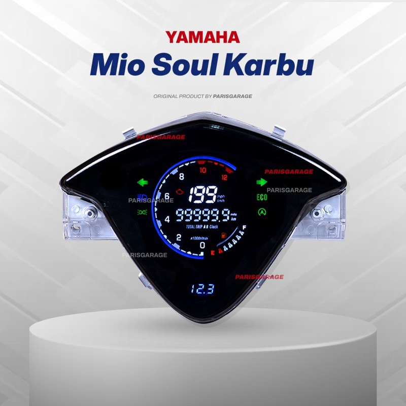 Speedometer Mio Soul Karbu / Speedometer Digital Mio Soul Karbu / Spidometer Digital Mio Soul Karbu 