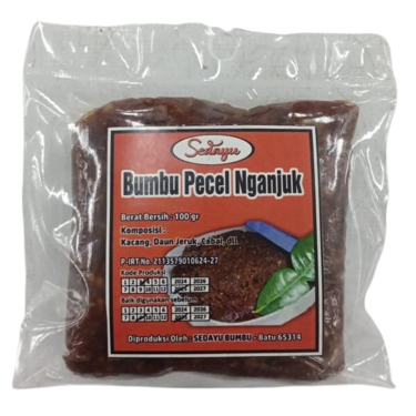 

SEDAYU BUMBU PECEL NGANJUKN PACK 100 GR 2403270013