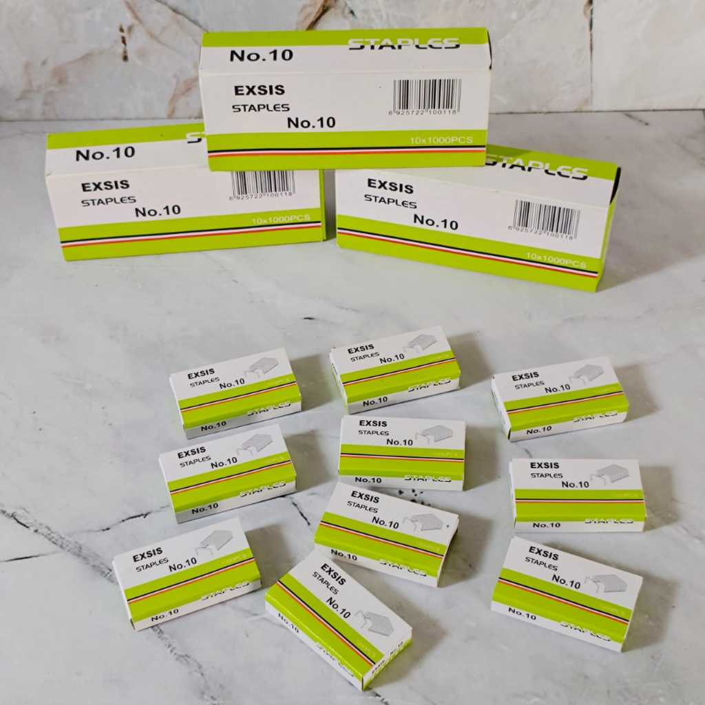 

Azka ECER ( 1 BOX Kecil ) Isi Staples Kecil No. 10 Exsis Murah