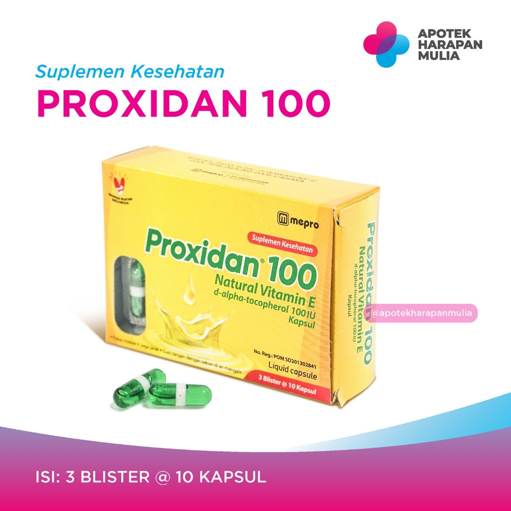 Proxidan 100 Licaps Vitamin E 100 IU