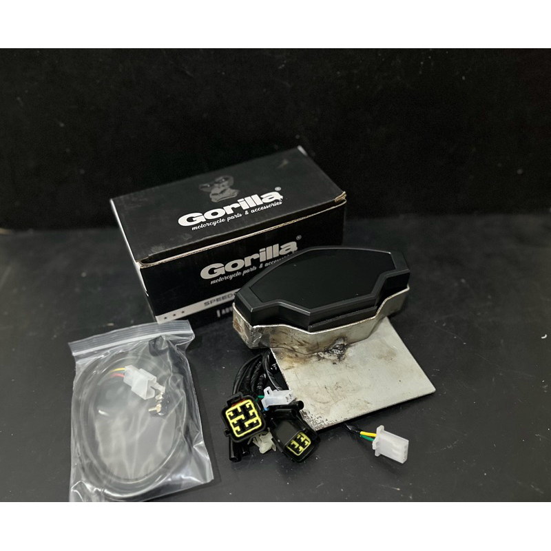 spido speedometer spidometer gpx set pangkon dudukan breket besi presisi