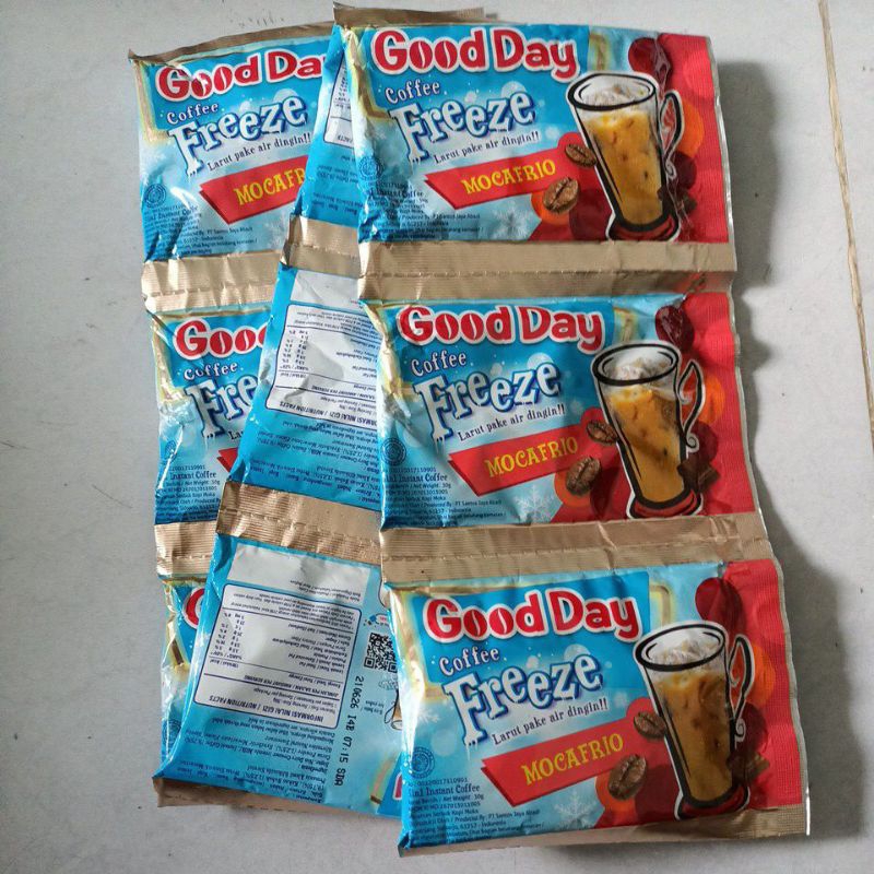 

Good Day Freeze Mocafrio Renceng isi 10 Sachet