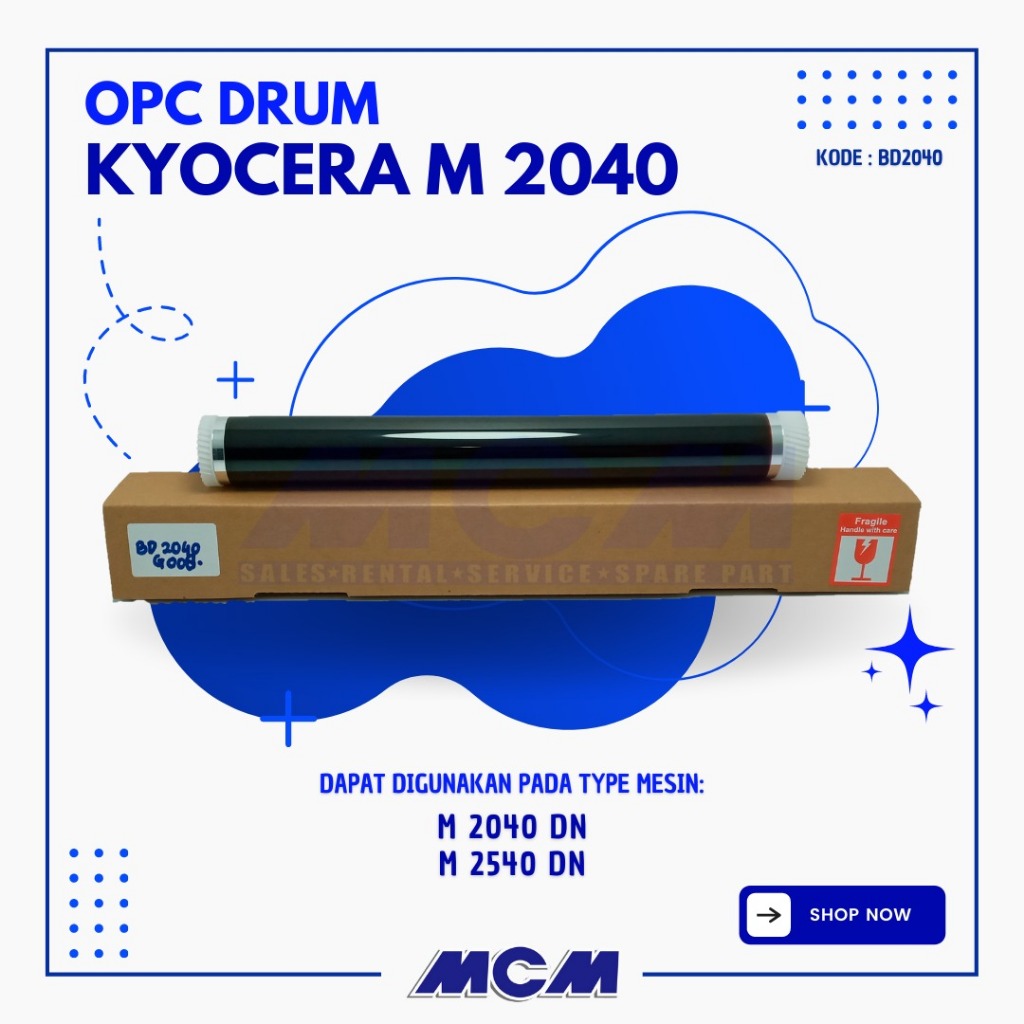 OPC DRUM MESIN FOTOCOPY KYOCERA M2040DN M2535DN WITH GEARS