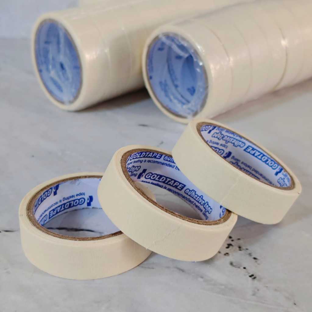 

ECER ( SATU PCS ) Masking Tape Isolasi Kertas Kecil 3/4 inchi Murah
