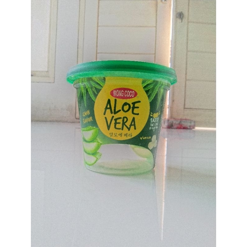 

WADAH CUP MANGKUK MANGKOK BEKAS KOSONG WONG COCO ALOE VERA 1000 G PRODUK SESUAI FOTO