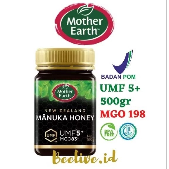 

Madu Mother Earth Manuka Honey UMF 5+ MGO 83+ 500 gr