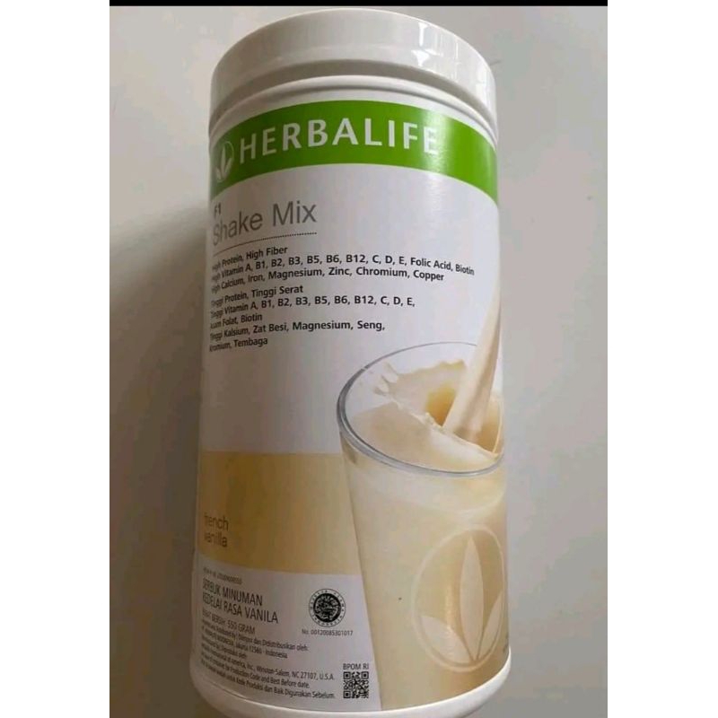 Herbalife lite Shake Mix rasa susu vanilla 100% Herbalife Original