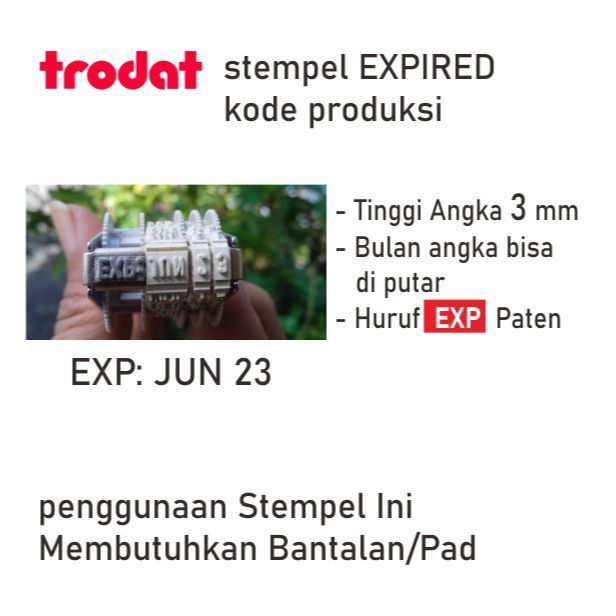 

Stempel EXP / EXPIRED Format Bulan Tahun