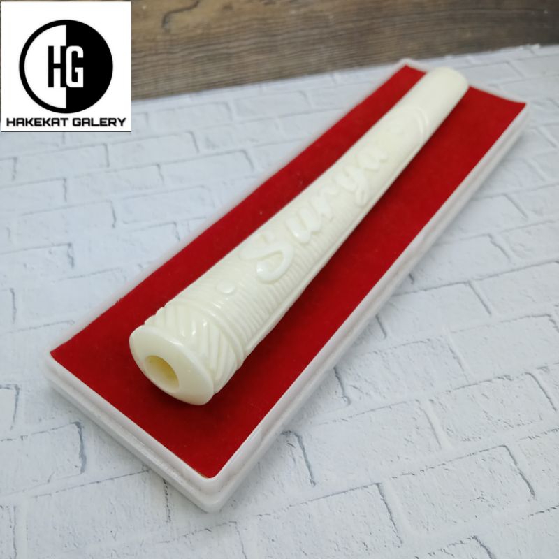 Once pipa tulang kerbau super Jumbo ukir Surya F58