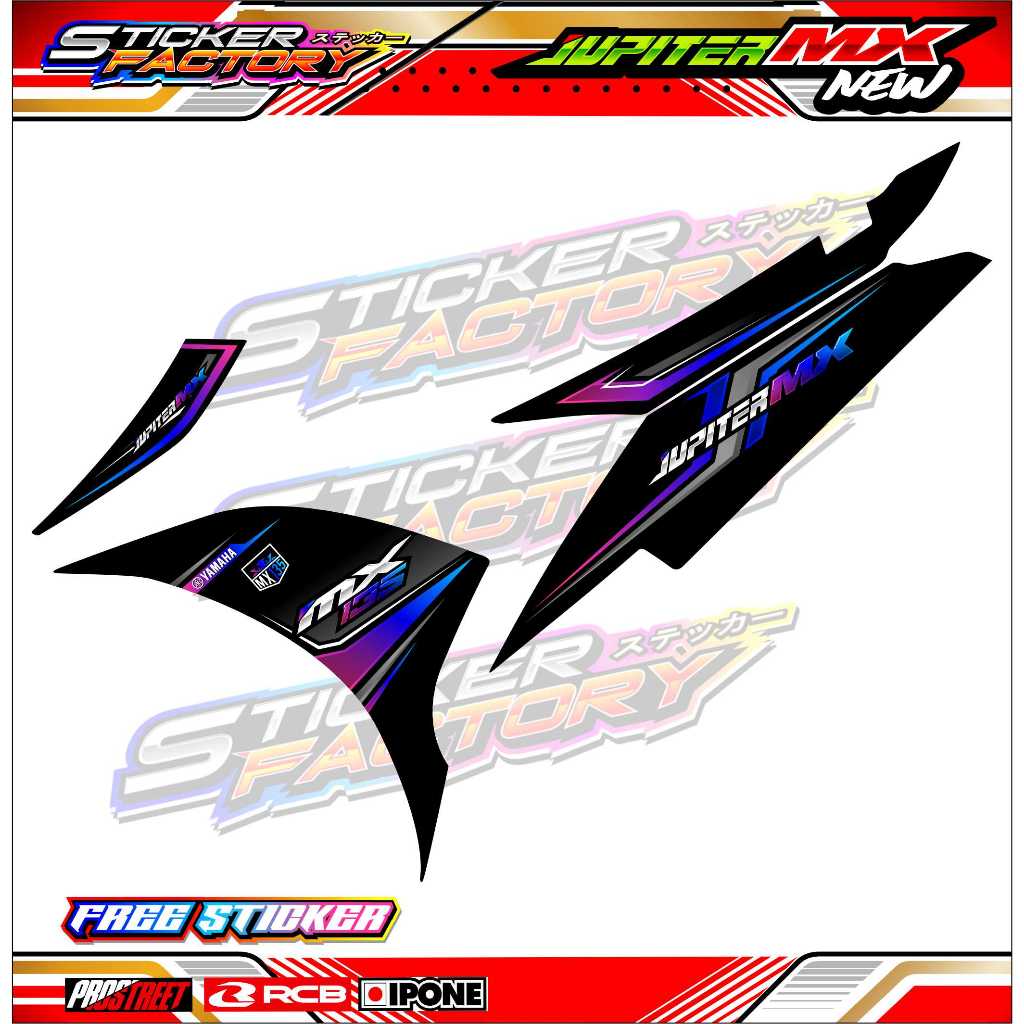STRIPING VARIASI JUPITER MX NEW 135 / STICKER LIST VARIASI MOTOR JUPITER MX NEW 135