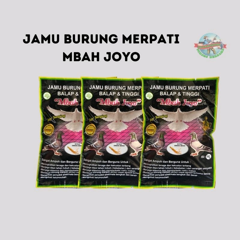 Mbah Joyo Jamu Burung Merpati Dara Balap & Tinggi Meningkatkan Tenaga Kekuatan Terbang