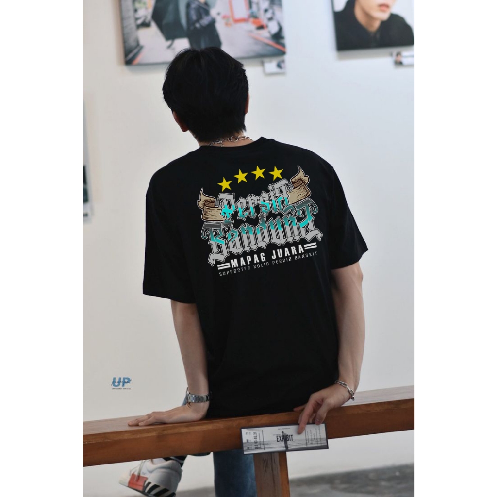 KAOS PERSIB JUARA BACK TO BACK CHAMPION DISTRO PRIA WANITA PREMIUM ORI LENGAN PENDEK