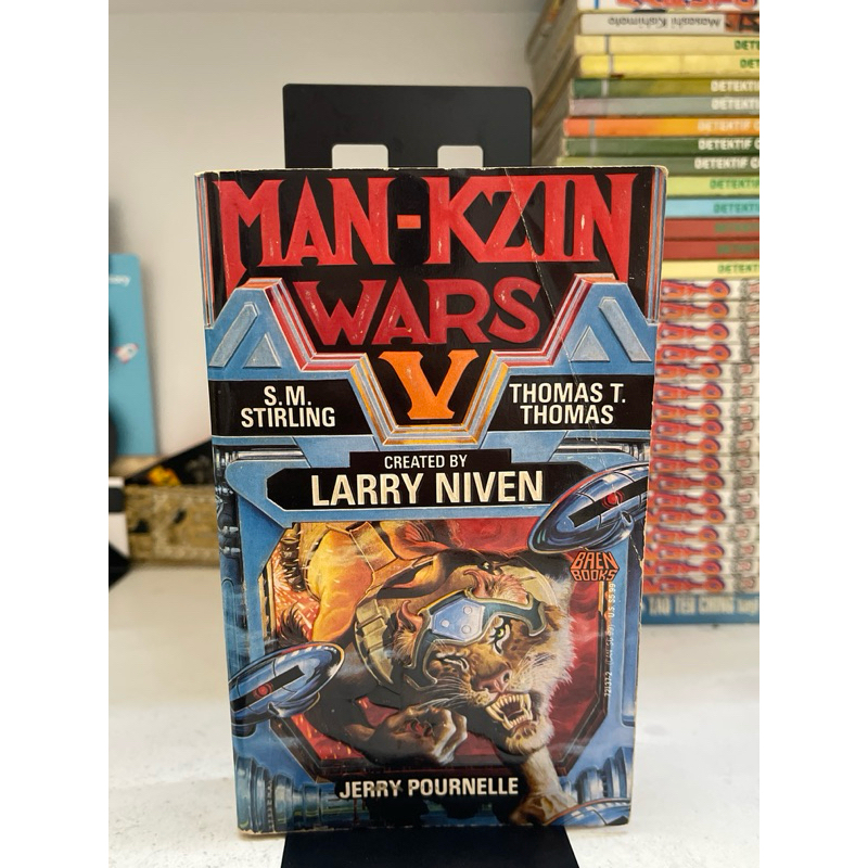 NOVEL MAN KZIN WARS V WITH POURNELLE STIRLING THOMAS BY JERRY POURNELLE