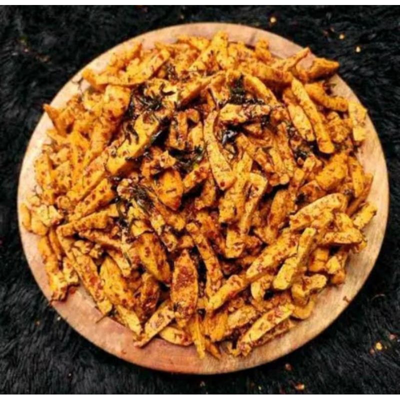 

Basreng Baso Goreng Pedas Daun Jeruk Spesial dengan varian rasa Pedas dan Original 150 gram