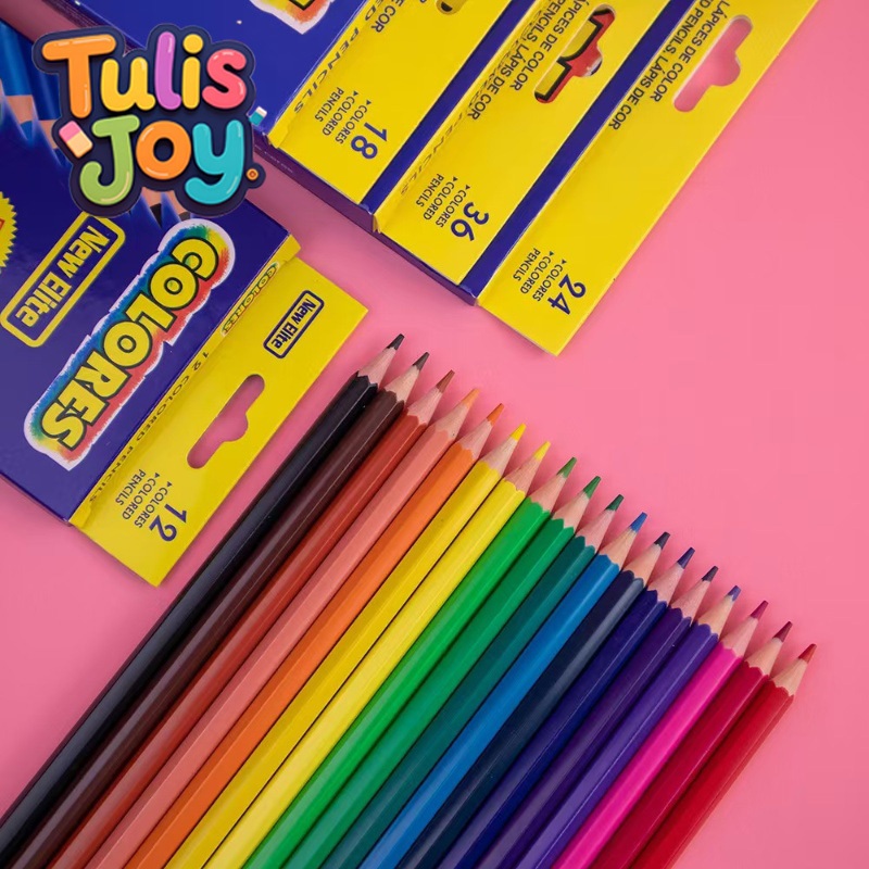 

TulisJoy Pensil Warna / Pensil Warna Kualitas Tinggi / Pensil Warna Matte / Pensil Warna Warna Cerah 12/18/24 Warna / Pensil Warna Seni Profesional