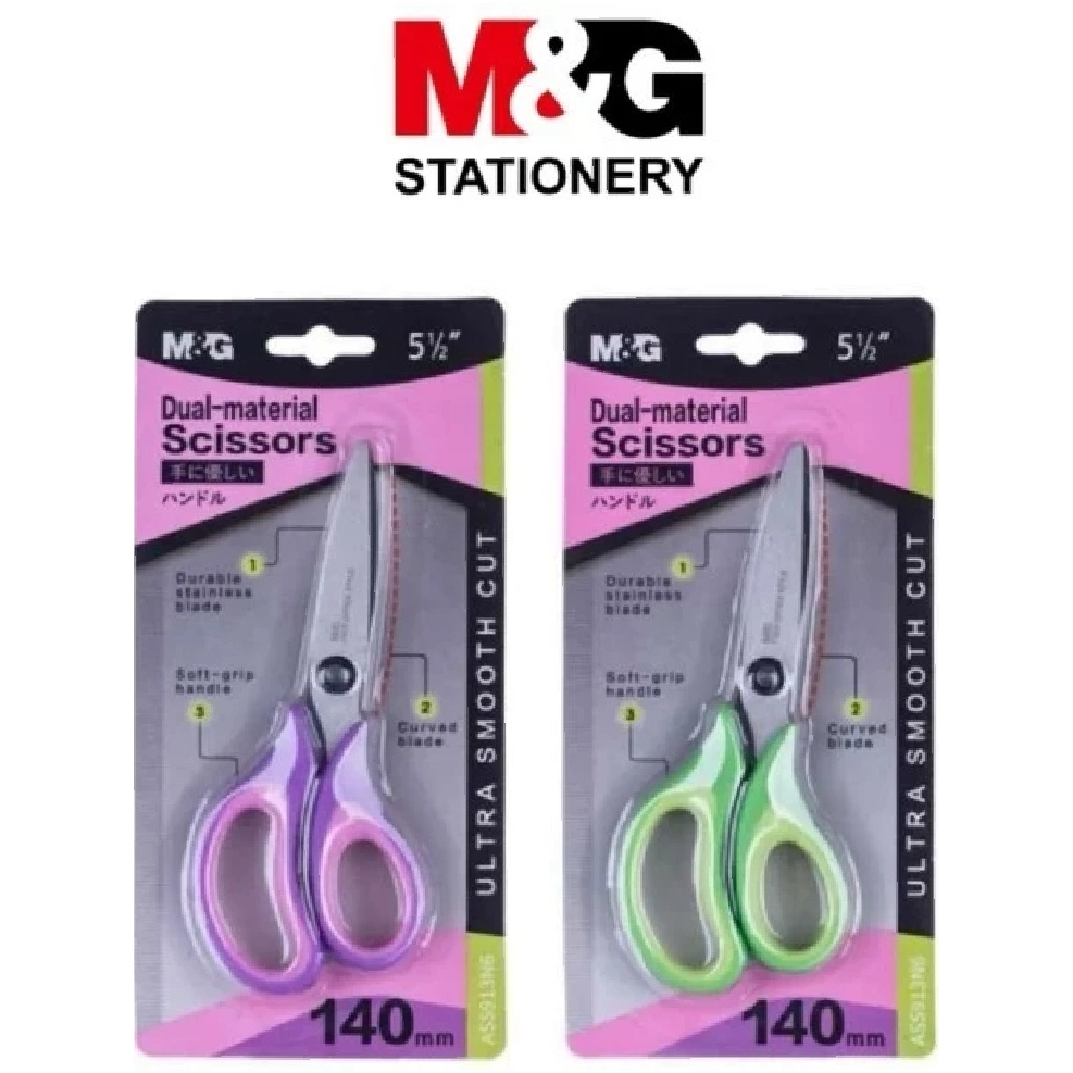 

Gunting Soft Grip M&G #ASS913N6 Scissors Dual- Material 140 mm