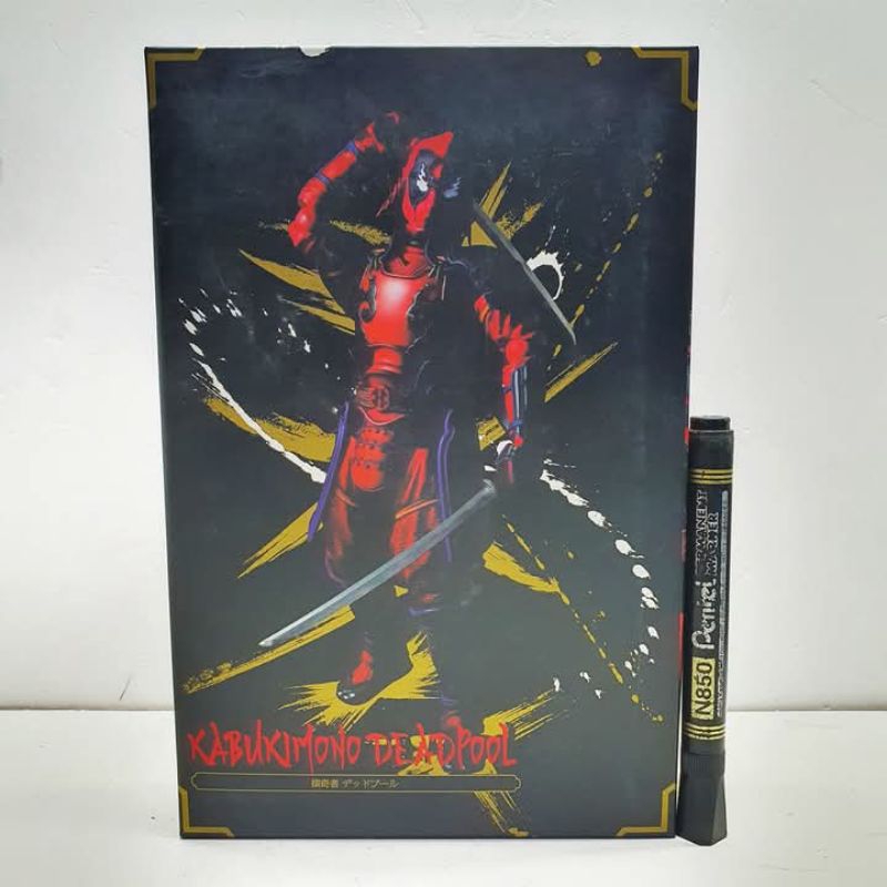 mainan action figureMeisho Movie Realization Samurai kabukimono deadpooltinggi sekitar 8 inchartikul