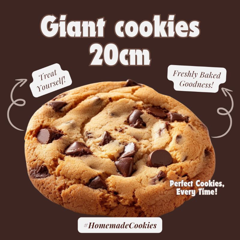 

Cuong Dessert Giant cookies Viral | Giant Cookies | cookies viral | soft cookies jumbo