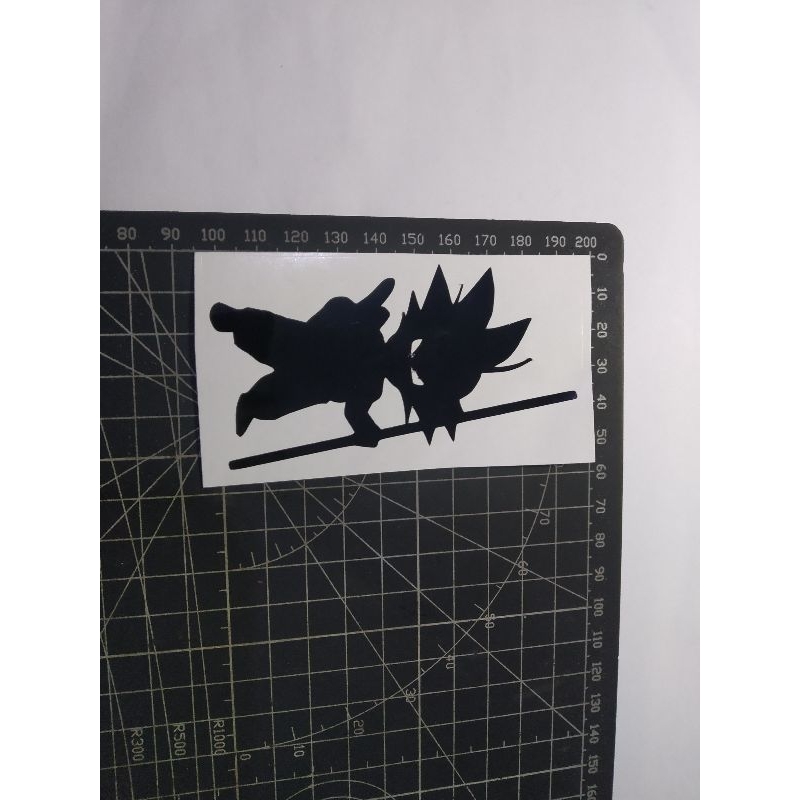 

stiker cutting goku