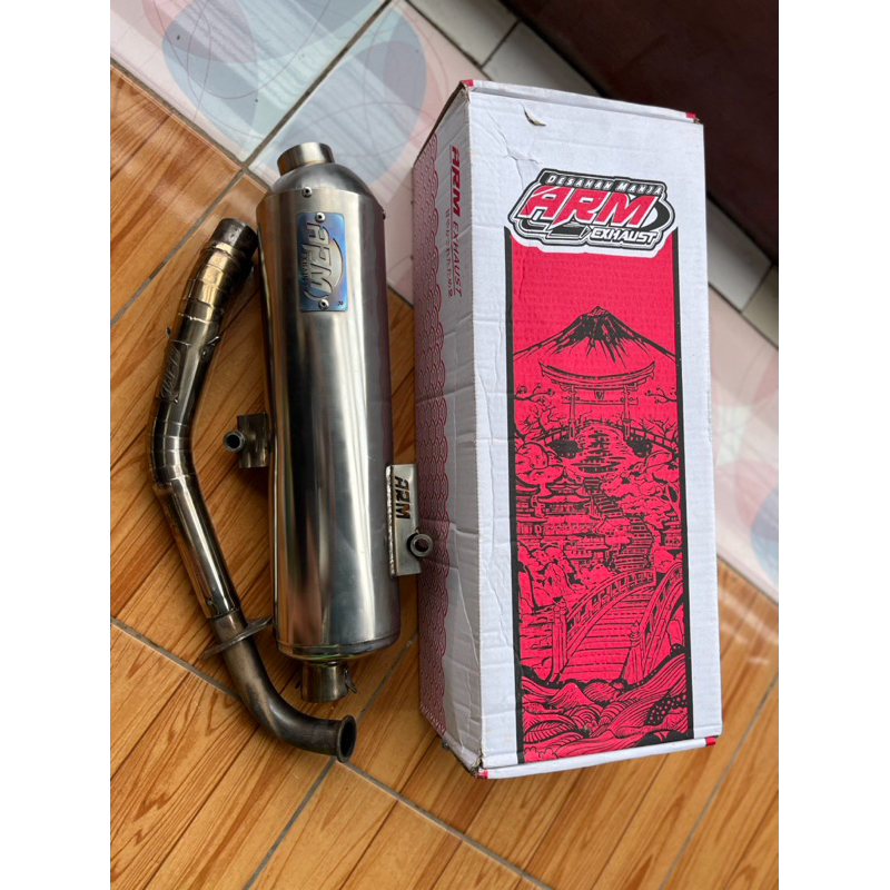 Knalpot ARM EXHAUST KONDOMAN INLET 38 NMAX NEW