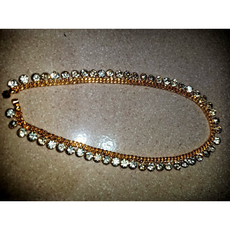 gelang kaki dewasa lapis emas original india