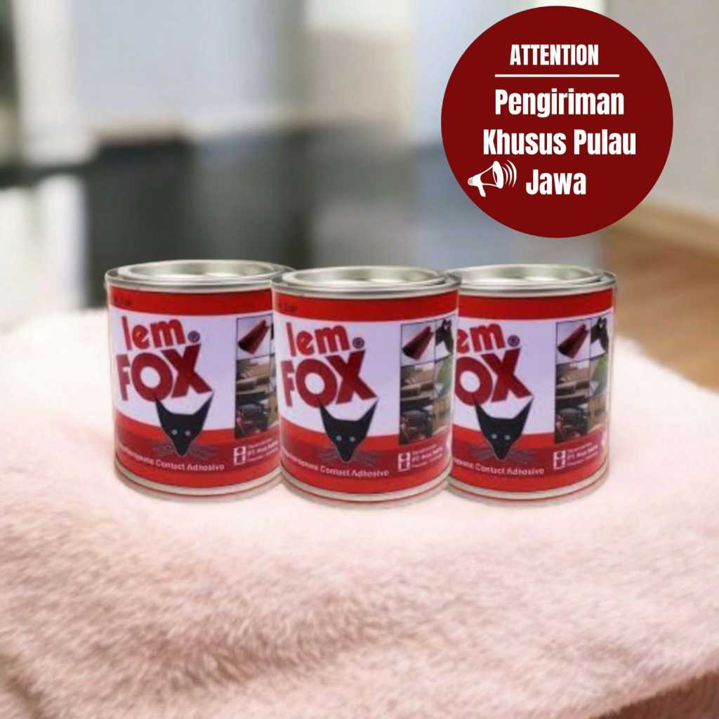 Lem Fox Kuning 185 gr / lem multifungsi, sandal, sepatu, karpet. Lem Fox 185gr, lem fox 185 gr