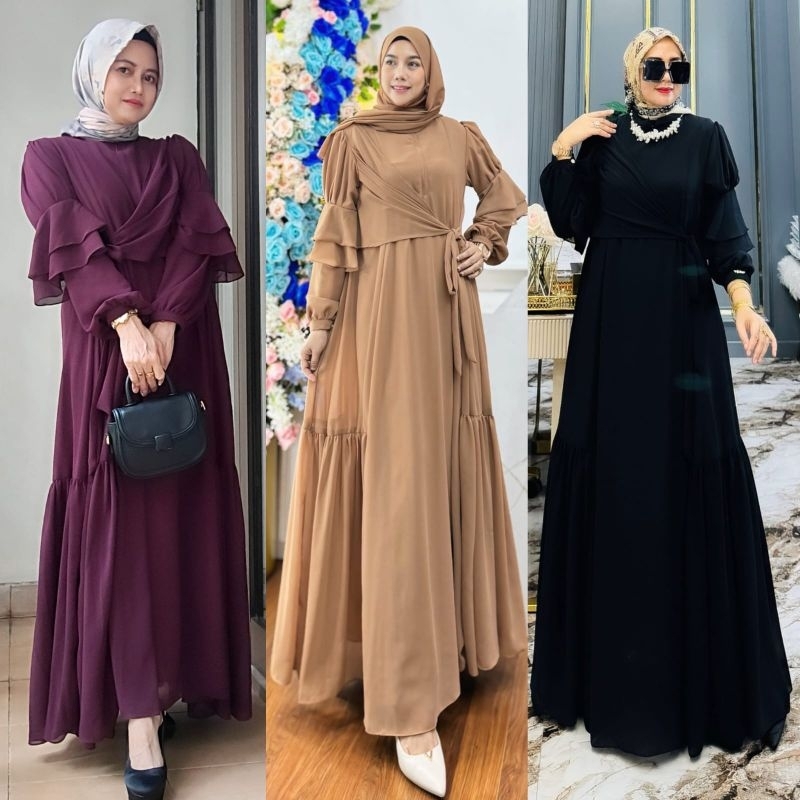 Zaraa dress gamis aisyah kiyomi aldisaa