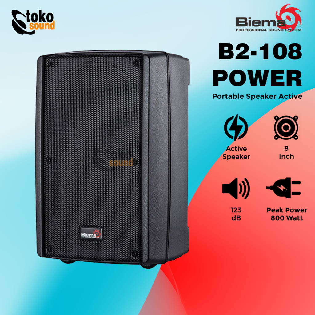 Biema B2-108 Power B2 108 Power - 8 Inch Active Speaker