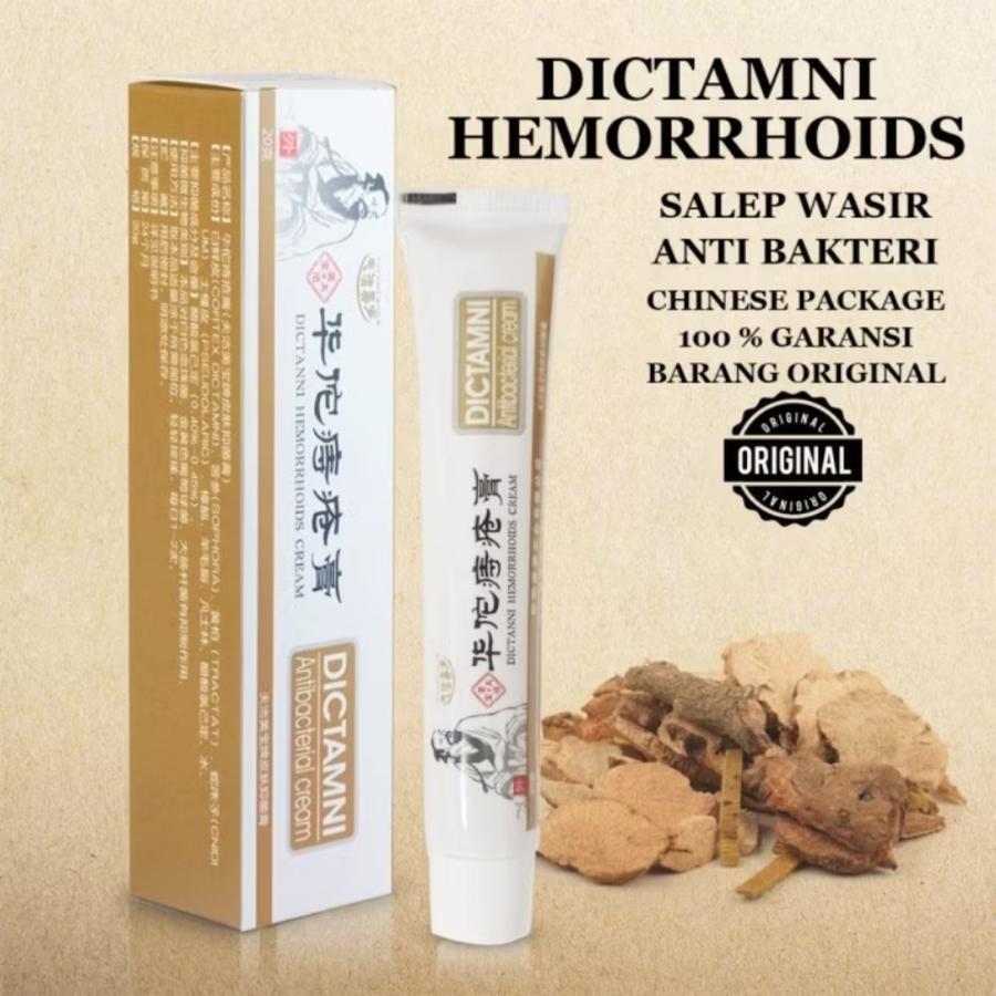 Dictamni Salep Wasir Dan Ambeian Ampuh Saleb Obat Herbal Cream Antibacterial Cream HUATUO HEMORRHOID