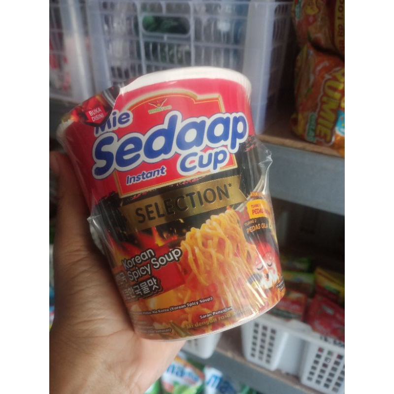 

mie sedap cup varian pilih sendiri