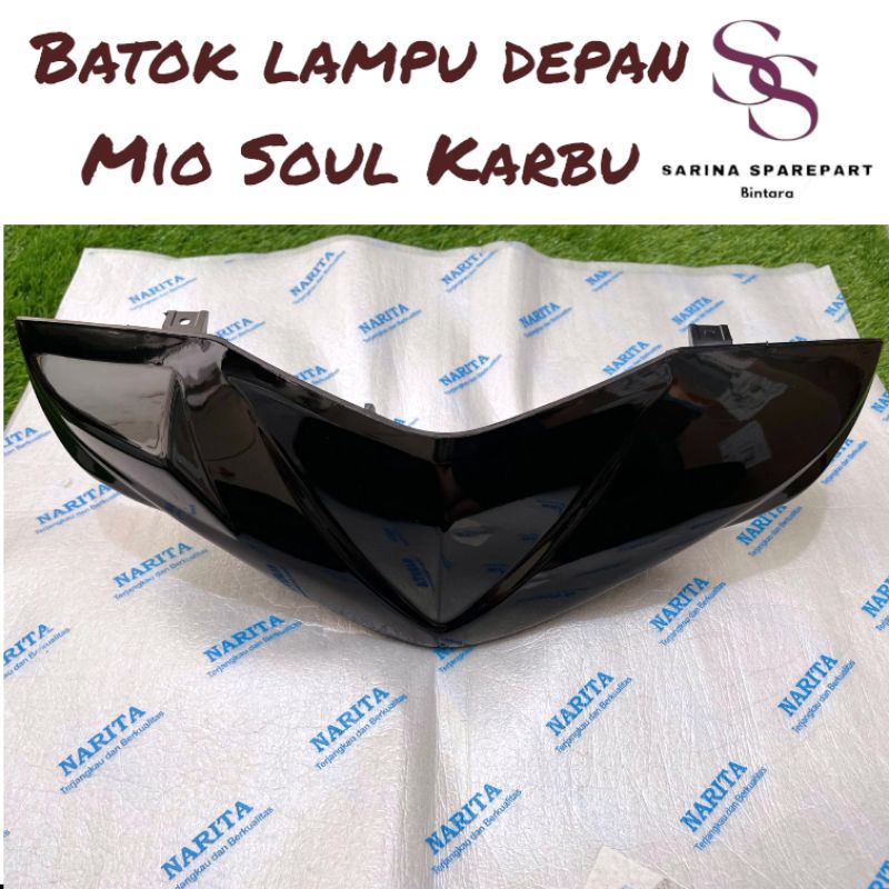 Batok Depan Mio Soul Karbu Batok kepala depan Yamaha Mio Soul Karbu Batok lampu depan Mio soul karbu
