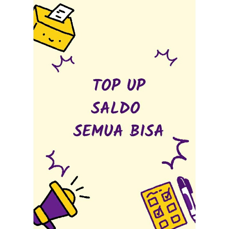 (LOKAL) ISI SALDO SEMUA BISA
