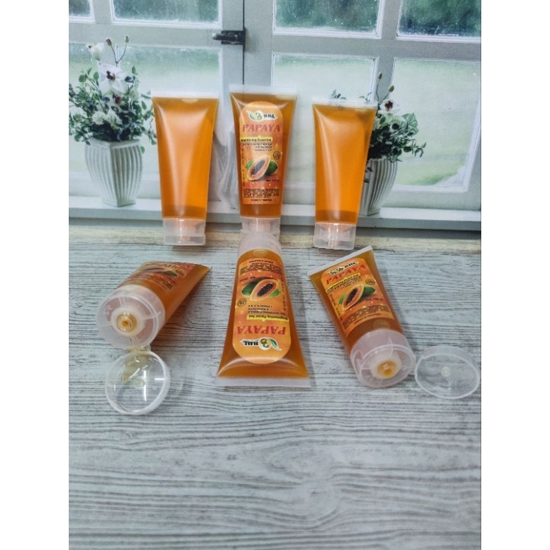RDL Papaya Sure White Brightening Facial Gel 100ml – Pencerah & Pemutih Wajah Dengan Sunscreen – Pak