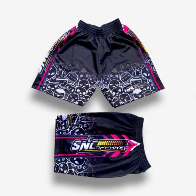 Celana Voli Full Printing SNC | Celana Sport Cowok Bahan Lotto Tebal