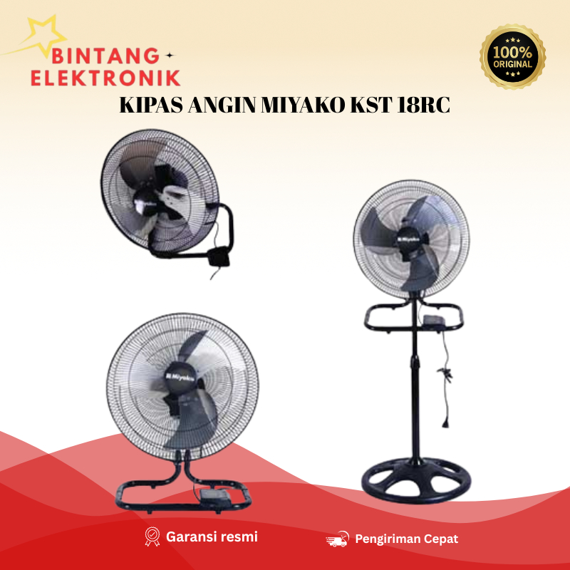 KIPAS ANGIN MIYAKO KST 18RC