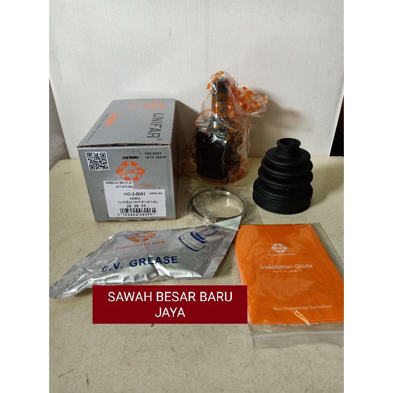 CV JOINT AS RODA DALAM BRV MATIC UNIFAR