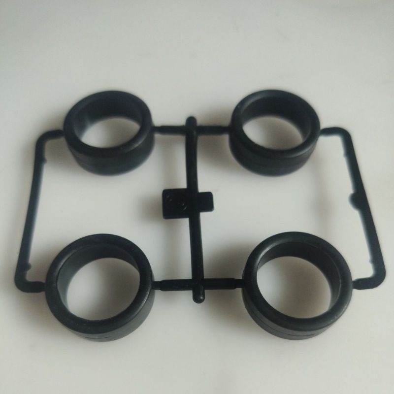 tamiya ban medium maroon black loose part