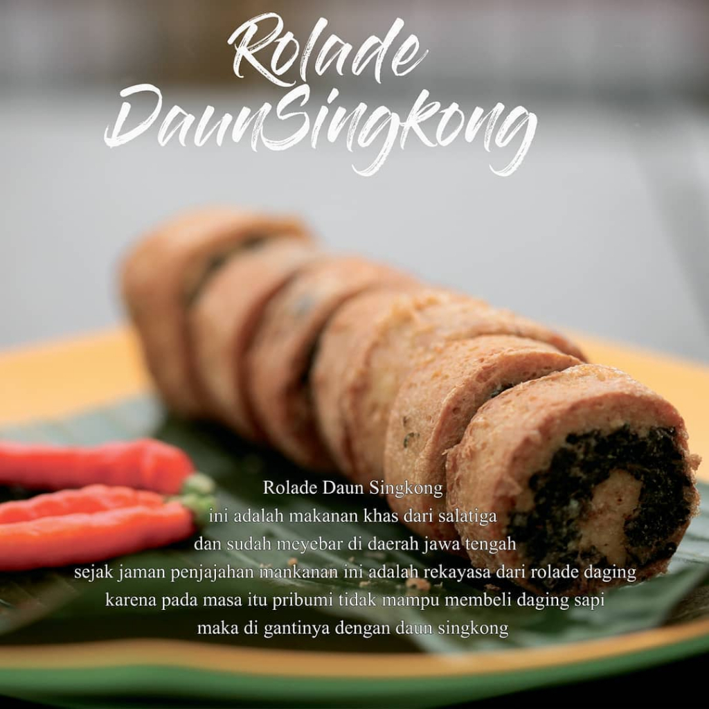 Rolade Daun Singkong D9 D-9 Khas Sala tiga Frozen Oleh Oleh JB 01