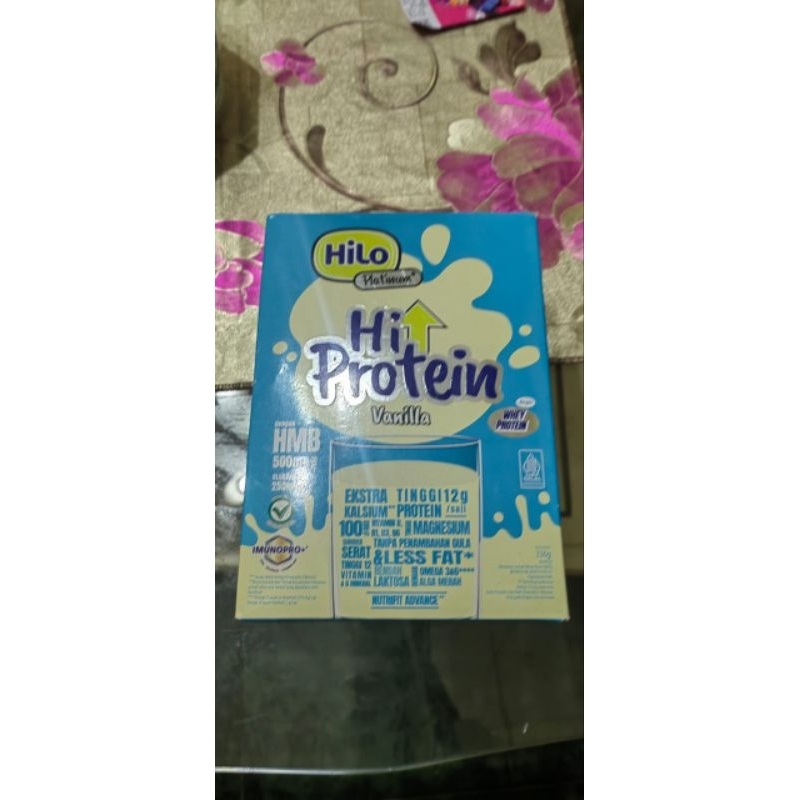 

Hilo Platinum + HMB ( 8 Sachet) - Susu Tinggi Protein Jaga Massa Otot Usia Dewasa