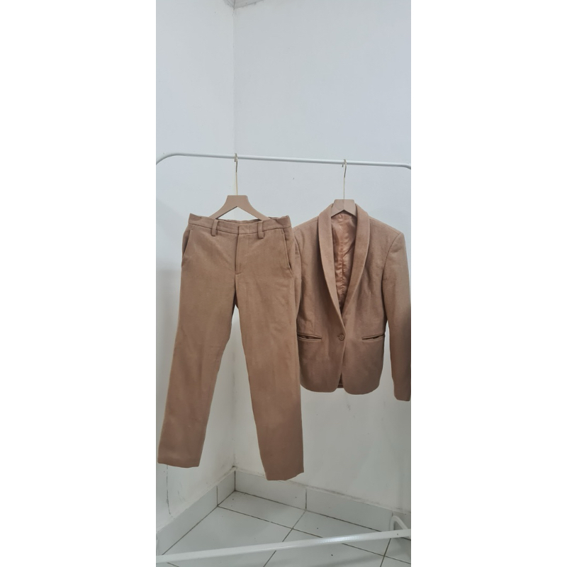 Jas Pria Coklat premium, blazer pria, Jas kecil ukuran S, blazer remaja, jas remaja semi wool