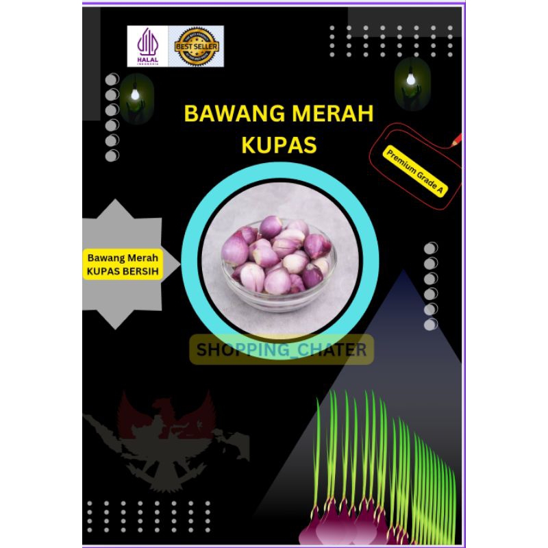 

Brambang Bawang Merah Kupas Bima Asli Brebes 100gr - 500gr Grosir Murah Lengkap Geratis Ongkir Ori