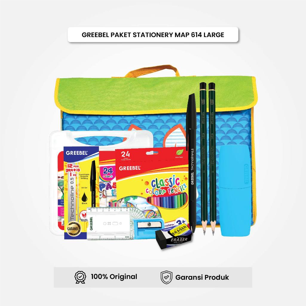 

Paket Alat Tulis Mewarnai Stationary Set Hampers Ulang Tahun Kado Anak / GREEBEL 614 Large