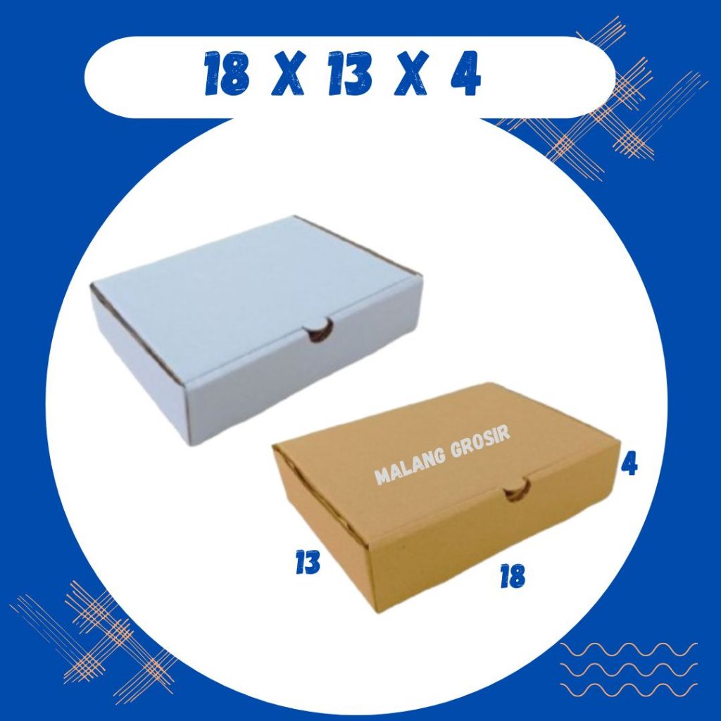 

Box 18x13x4 LD Kotak Kemasan Souvenir Dus Sparepart Bungkus Hampers Tangan Gift Hadiah Aksesoris Kosmetik Madu