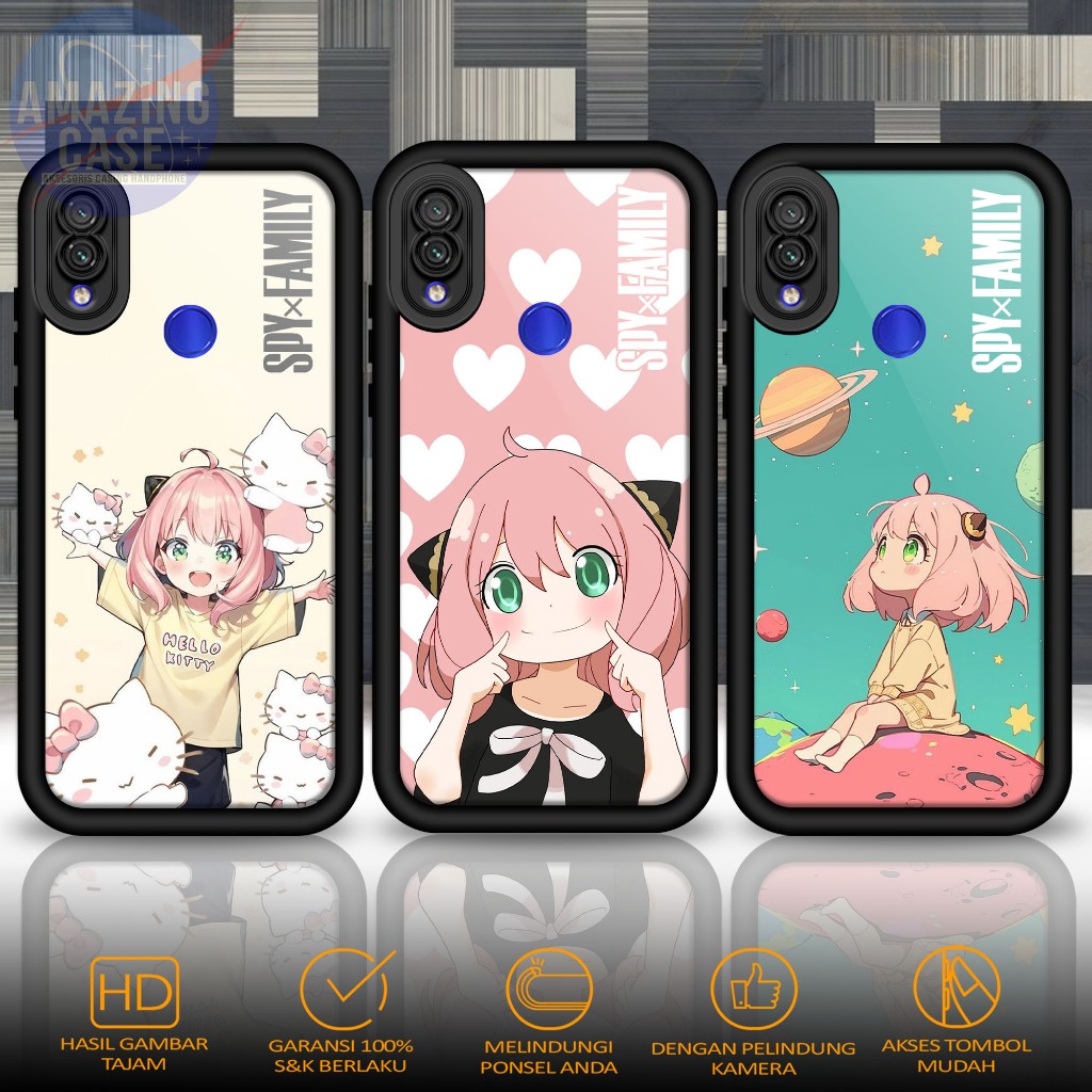 Softcase Glass kaca For REDMI NOTE 7 NOTE 7 PRO SPY Casing Handphone Case Hp Procamera