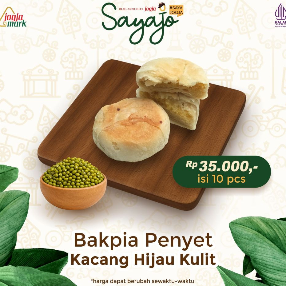 

SayaJo Bakpia Penyet isi 10 pcs 200 gr